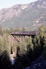 Empire Builder crosses Nason Creek